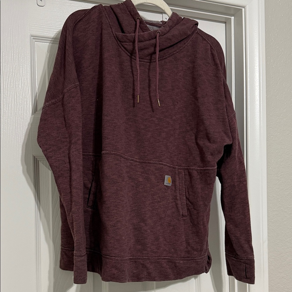 Carhartt Women's Maroon Hoodie